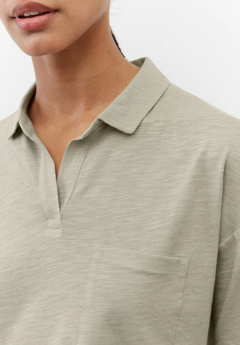 Marc O'Polo Poloshirt - Herbal Steam | Damen 4 Marc O'Polo Poloshirt - Herbal Steam | Damen – Bild 4