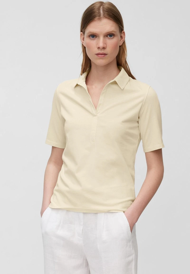 Marc O'Polo Damen Poloshirt - Summer Taupe 1 Marc O'Polo Damen Poloshirt - Summer Taupe