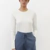 Marc O'Polo Damen LONGSLEEVE - Langarmshirt - Salty White