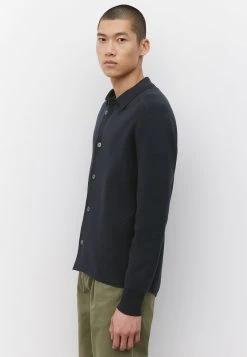 Marc O'Polo AUS KOMFORTABLEM BIO -MIX - Strickjacke - Dark Navy | Herren -Marc O'Polo Verkäufe 2916cd2ef6e546adb135a7c0d23659c7