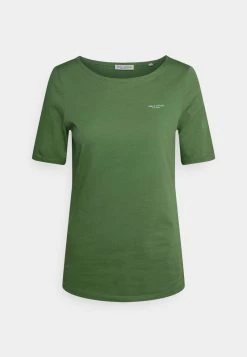 Marc O'Polo Damen SHORT SLEEVE ROUND NECK - T-Shirt Basic - Green Leaf