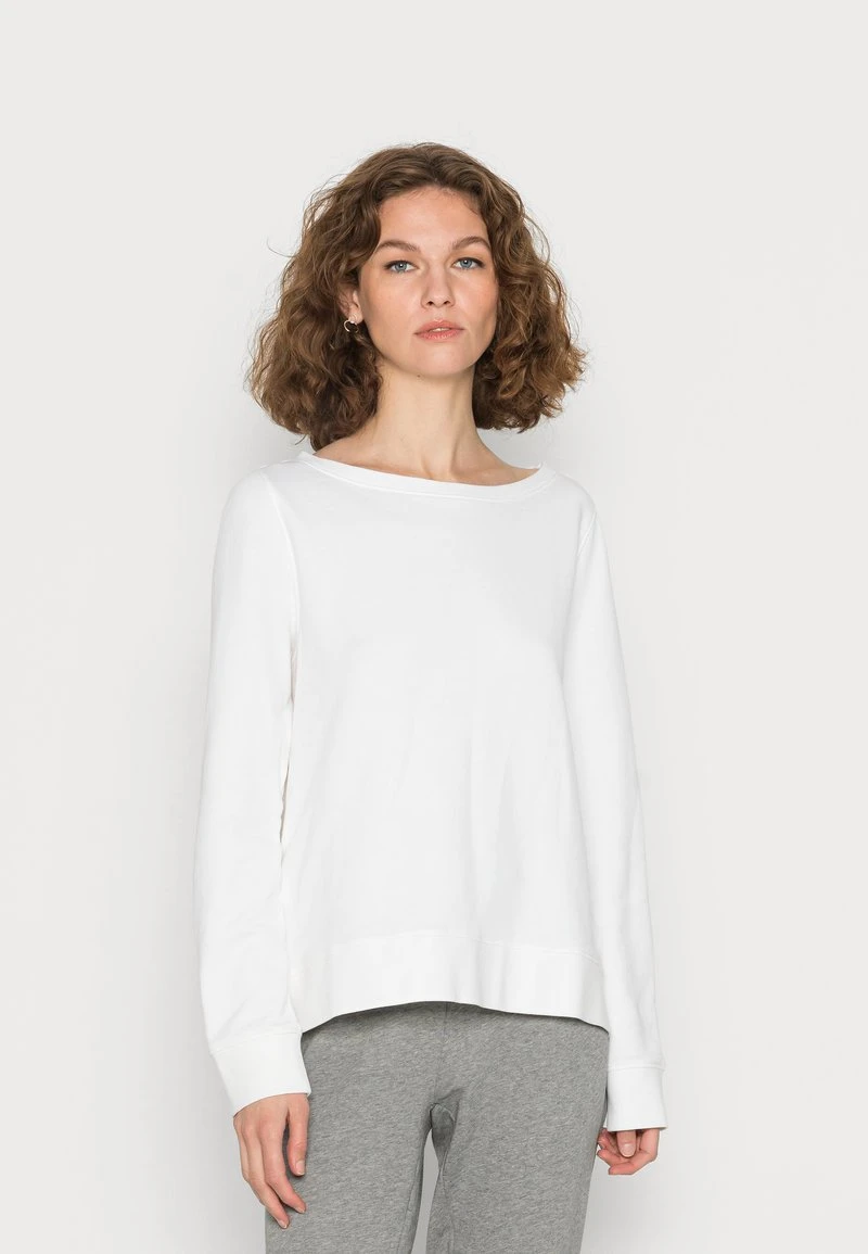 Marc O'Polo Damen LONG SLEEVE ROUND NECK PRINT AT BACK - Sweatshirt - Paper White 1 Marc O'Polo Damen LONG SLEEVE ROUND NECK PRINT AT BACK - Sweatshirt - Paper White