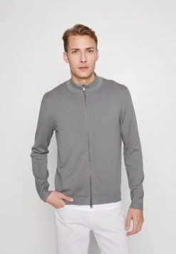 Marc O'Polo TRAINER WITH ZIP - Strickjacke - Nordic Grey | Herren