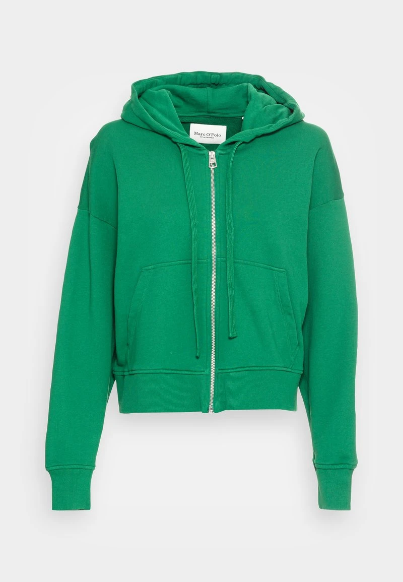 Marc O'Polo JACKET HOOD KANGOROO POCKET LONG SLEEVE - Sweatjacke - Preppy Green | Damen 4 Marc O'Polo JACKET HOOD KANGOROO POCKET LONG SLEEVE - Sweatjacke - Preppy Green | Damen – Bild 4