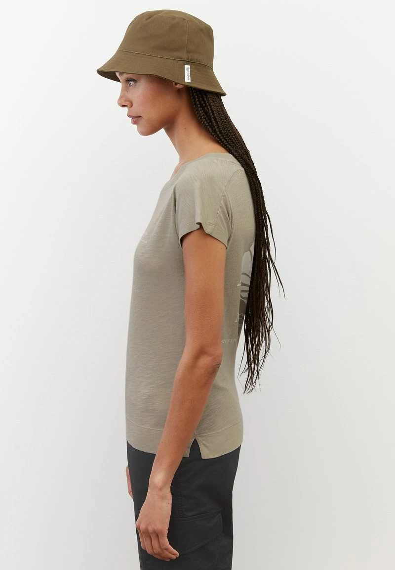Marc O'Polo T-Shirt Print - Herbal Steam | Damen 3 Marc O'Polo T-Shirt Print - Herbal Steam | Damen – Bild 3