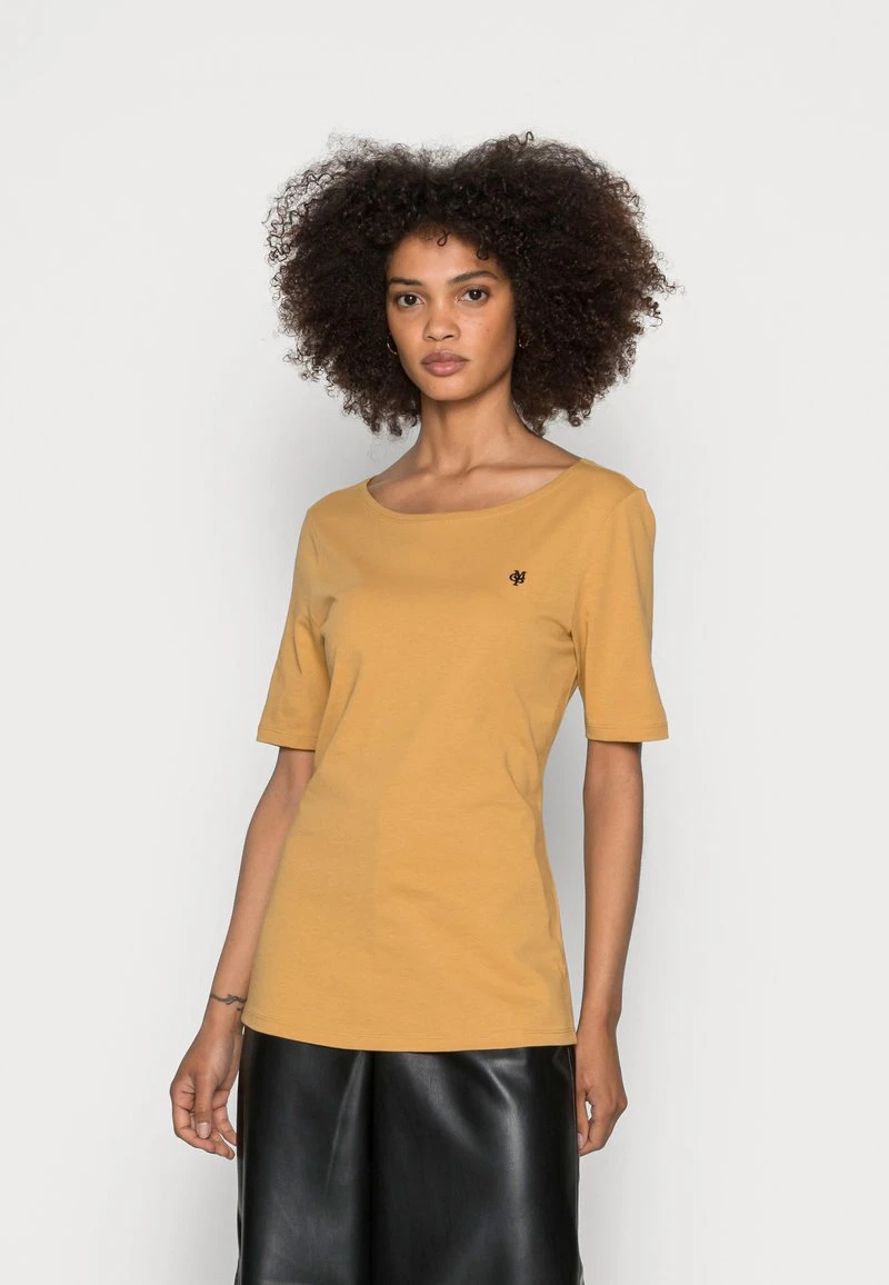 Marc O'Polo SHORT SLEEVE ROUND NECK - T-Shirt Basic - Sweet Corn | Damen 1 Marc O'Polo SHORT SLEEVE ROUND NECK - T-Shirt Basic - Sweet Corn | Damen