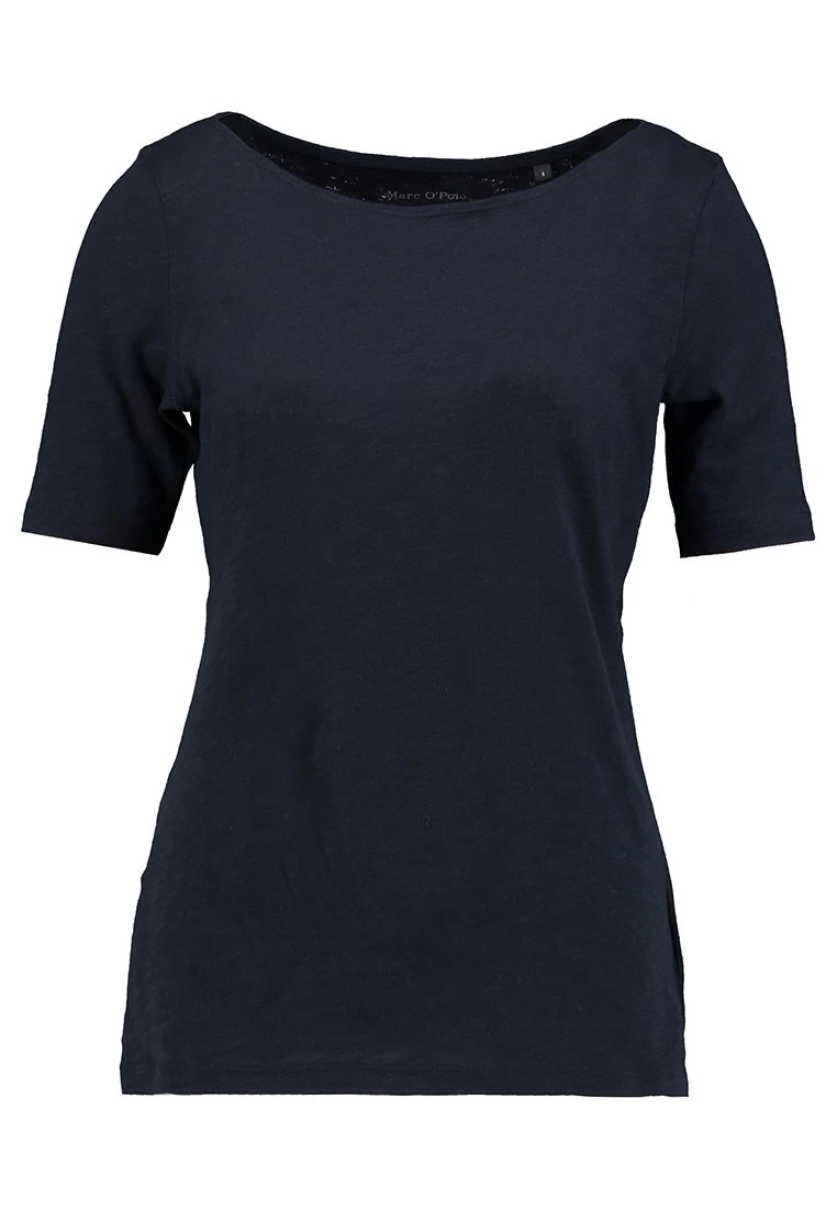 Marc O'Polo SHORT SLEEVE BOAT NECK - T-Shirt Basic - Manic Midnight | Damen 4 Marc O'Polo SHORT SLEEVE BOAT NECK - T-Shirt Basic - Manic Midnight | Damen – Bild 4