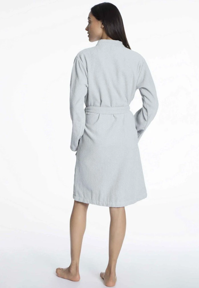 Marc O'Polo Damen Bademantel - Light Grey 2 Marc O'Polo Damen Bademantel - Light Grey – Bild 2