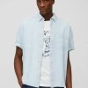 Marc O'Polo BUTTON DOWN SHORT SLEEVE - Hemd - Palace Pearl | Herren