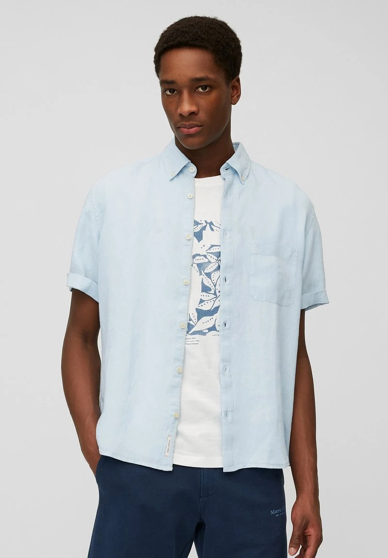 Marc O'Polo BUTTON DOWN SHORT SLEEVE - Hemd - Palace Pearl | Herren 1 Marc O'Polo BUTTON DOWN SHORT SLEEVE - Hemd - Palace Pearl | Herren