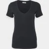 Marc O'Polo V NECK - T-Shirt Basic - Deep Sky | Damen
