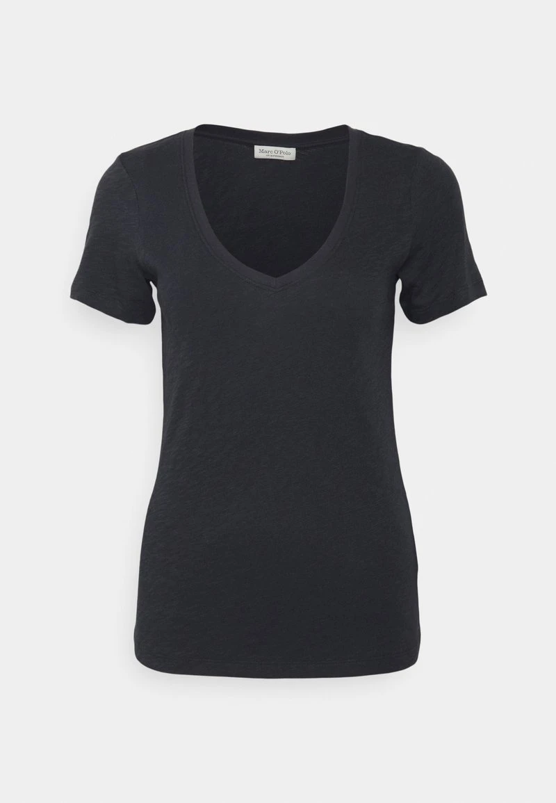 Marc O'Polo V NECK - T-Shirt Basic - Deep Sky | Damen 1 Marc O'Polo V NECK - T-Shirt Basic - Deep Sky | Damen