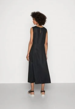 Marc O'Polo DRESS FEMININE SILHOUETTE CUTLINES SLITS MIDI LENGTH - Freizeitkleid - Dusty Black | Damen -Marc O'Polo Verkäufe 2ee07c50ab50485d9df8d193c9204b83