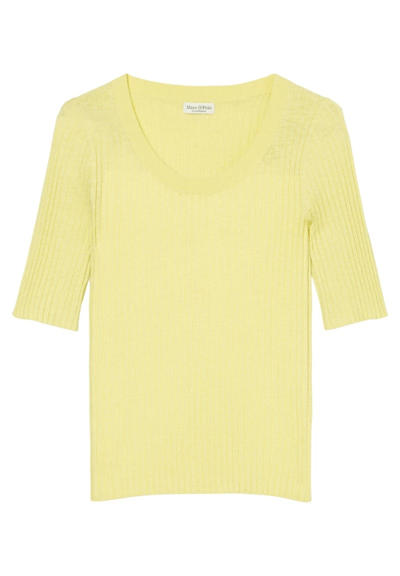 Marc O'Polo Damen T-Shirt Basic - Lemon Sorbet 5 Marc O'Polo Damen T-Shirt Basic - Lemon Sorbet – Bild 5