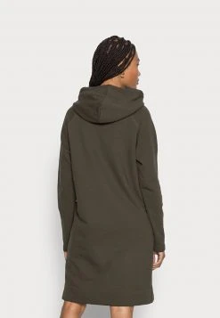 Marc O'Polo DRESS WITH HOOD - Freizeitkleid - Olive Drab | Damen -Marc O'Polo Verkäufe 2faef5e22f6f4e999696487fb3a44a1a