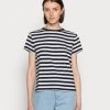 Marc O'Polo Damen T-Shirt Print - Blue