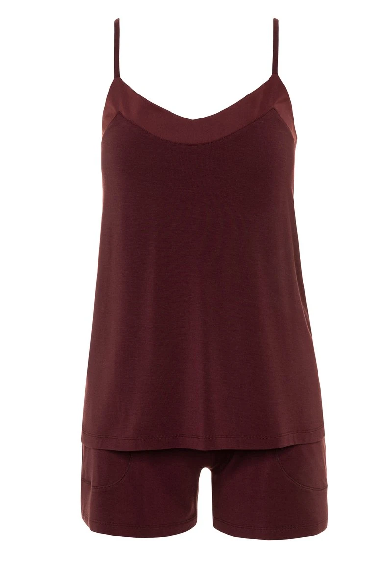 Marc O'Polo Damen Nachtwäsche Set - Rot 4 Marc O'Polo Damen Nachtwäsche Set - Rot – Bild 4