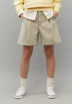 Marc O'Polo ARCHIVE CODE AUS ROBUSTEM - Shorts - Grey Sand | Damen
