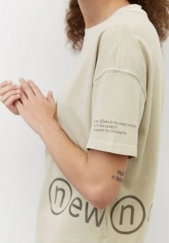 Marc O'Polo MIT ERDPIGMENTEN GEFÄRBT - T-Shirt Print - Herbal Steam | Damen -Marc O'Polo Verkäufe 31e11104e4634ba0b5a11fce7ed43634