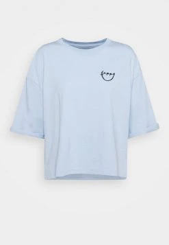 Marc O'Polo SHORT SLEEVE ROUND NECK - T-Shirt Print - Light Blue | Damen