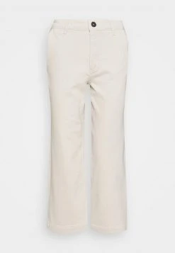 Marc O'Polo Damen TROUSER HIGH WAIST WIDE LEG - Jeans Relaxed Fit - Offwhite