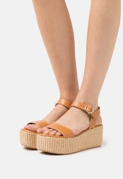 Marc O'Polo ELSA - Plateausandalette - Cognac | Damen