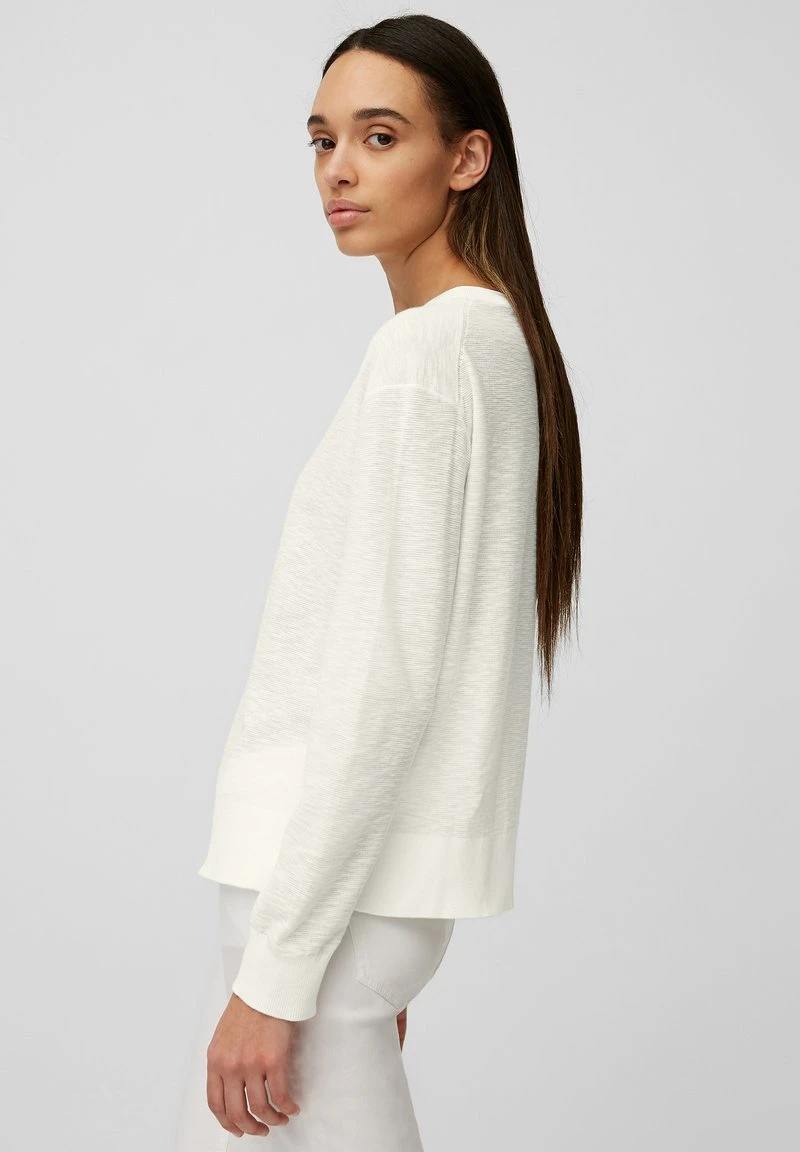 Marc O'Polo Damen Strickpullover - Paper White 4 Marc O'Polo Damen Strickpullover - Paper White – Bild 4