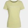 Marc O'Polo Damen LOGO - T-Shirt Print - Lemon Sorbet
