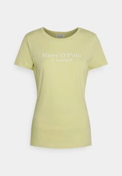 Marc O'Polo Damen LOGO - T-Shirt Print - Lemon Sorbet