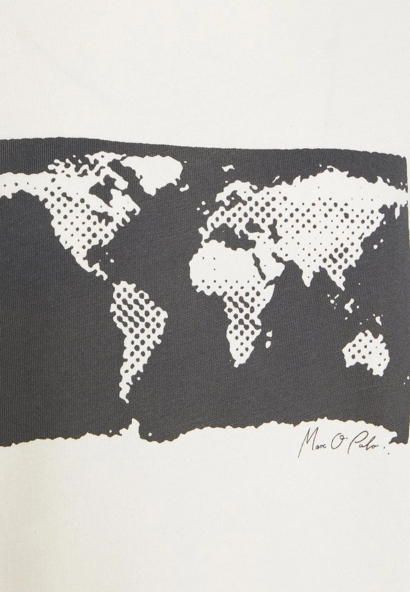 Marc O'Polo SHORT SLEEVE ROUND NECK - T-Shirt Print - Paper White | Damen 3 Marc O'Polo SHORT SLEEVE ROUND NECK - T-Shirt Print - Paper White | Damen – Bild 3