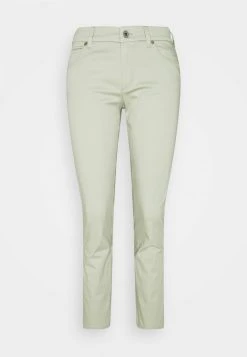 Marc O'Polo 5 POCKET MID WAIST CROP - Stoffhose - Mint | Damen