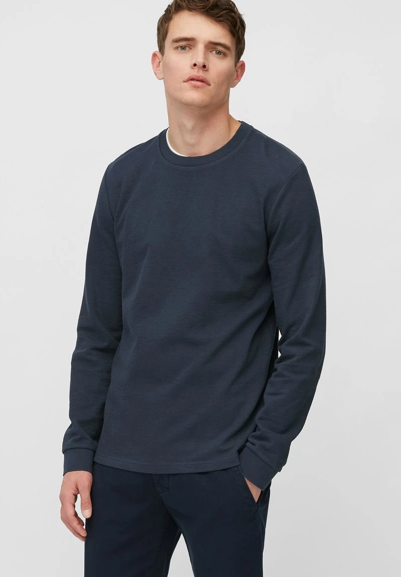 Marc O'Polo Langarmshirt - Total Eclipse | Herren 1 Marc O'Polo Langarmshirt - Total Eclipse | Herren