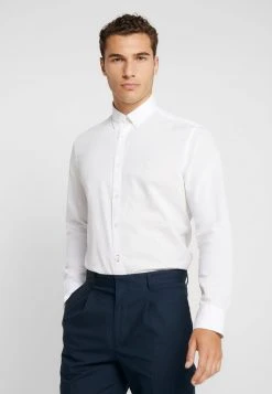 Marc O'Polo FINE BEDFORD GARMENT DYED - Hemd - White | Herren
