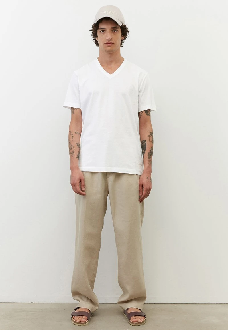 Marc O'Polo Herren IN SOFT TOUCH QUALITÄT - T-Shirt Basic - White 2 Marc O'Polo Herren IN SOFT TOUCH QUALITÄT - T-Shirt Basic - White – Bild 2