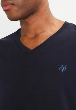 Marc O'Polo Herren BASIC V-NECK - T-Shirt Basic - Navy -Marc O'Polo Verkäufe 3d069311a17f4094ba984050f18f02e3