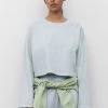 Marc O'Polo CROPPED AUS REINER QUALITÄ - Sweatshirt - Morning Dew | Damen