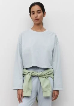 Marc O'Polo CROPPED AUS REINER QUALITÄ - Sweatshirt - Morning Dew | Damen