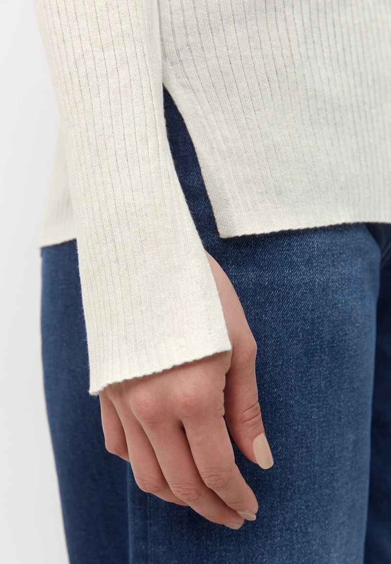 Marc O'Polo LONGSLEEVE - Strickpullover - Salty White | Damen 4 Marc O'Polo LONGSLEEVE - Strickpullover - Salty White | Damen – Bild 4