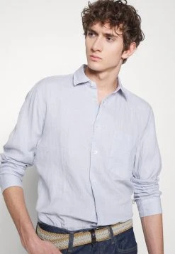 Marc O'Polo KENT COLLAR LONG SLEEVE ONE BIGGER CHEST POCKET STYLE - Hemd - Light Blue | Herren -Marc O'Polo Verkäufe 44b80f51306b435fb41abd0183a891d5