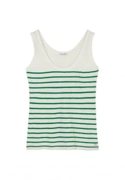 Marc O'Polo Damen IN LOCKERER SLUB QUALITÄT - Top - Multi Preppy Green -Marc O'Polo Verkäufe 4568038dbf3245c6ba7c8cff47b5616e