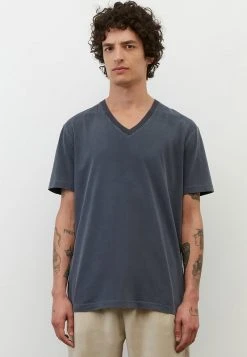 Marc O'Polo Herren IN SOFT TOUCH QUALITÄT - T-Shirt Basic - Dark Navy