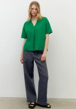 Marc O'Polo MIT V-NECK - Bluse - Preppy Green | Damen -Marc O'Polo Verkäufe 4747be35f8724febb491dc503865de12