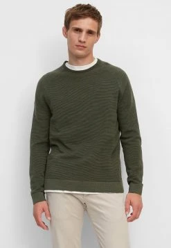 Marc O'Polo MIT STRUKTUR - Strickpullover - Green | Herren