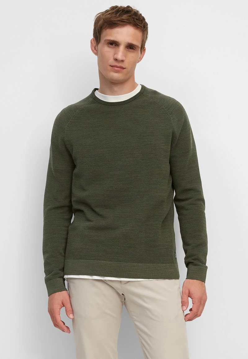 Marc O'Polo MIT STRUKTUR - Strickpullover - Green | Herren 1 Marc O'Polo MIT STRUKTUR - Strickpullover - Green | Herren