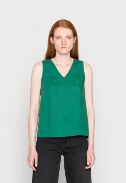 Marc O'Polo BLOUSE SLEEVELESS BACKSIDE PLEAT - Bluse - Preppy Green | Damen