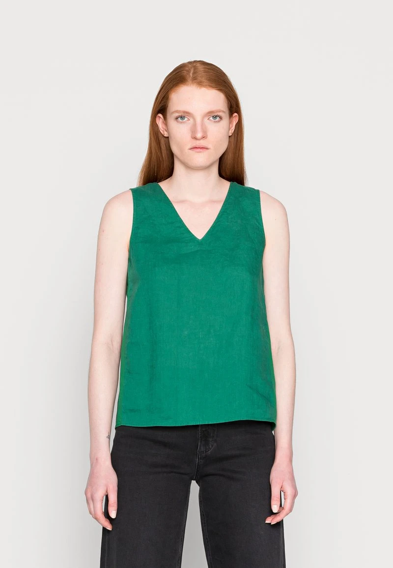 Marc O'Polo BLOUSE SLEEVELESS BACKSIDE PLEAT - Bluse - Preppy Green | Damen 1 Marc O'Polo BLOUSE SLEEVELESS BACKSIDE PLEAT - Bluse - Preppy Green | Damen