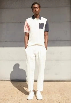 Marc O'Polo Herren OSBY JOGGER PLEATS - Stoffhose - Egg White