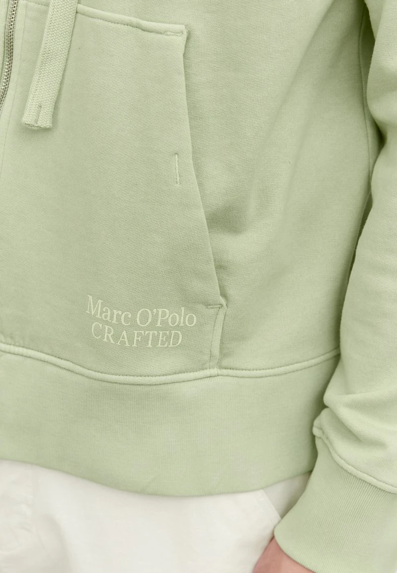 Marc O'Polo Sweatjacke - Pistachio Gray | Herren 5 Marc O'Polo Sweatjacke - Pistachio Gray | Herren – Bild 5