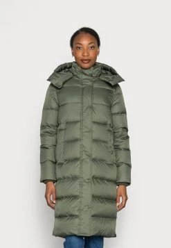 Marc O'Polo COAT LONG DETACHABLE HOOD WELT POCKETS - Daunenjacke - Fresh Moss | Damen
