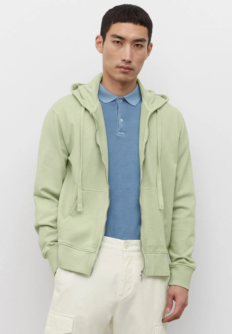 Marc O'Polo Sweatjacke - Pistachio Gray | Herren 1 Marc O'Polo Sweatjacke - Pistachio Gray | Herren